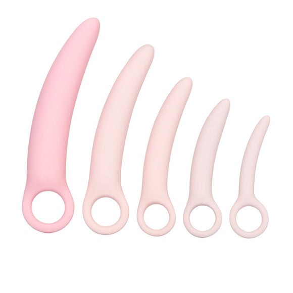 Calexotics Inspire Pink Silicone Dilator Set Vaginal Relax Vaginismus Kegel Muscle Training
