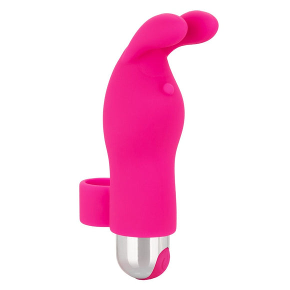 CalExotics Intimate Play Pink Bunny Rabbit Masturbation Finger Vibrator USB Rechargeable Masturbation Sex Toy
