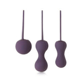 Je Joue Ami Kegel Balls Set Purple Pelvic Floor Fitness Vaginal Strength Exercise Vegan