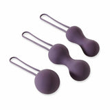 Je Joue Ami Kegel Balls Set Purple Pelvic Floor Fitness Vaginal Strength Exercise Vegan