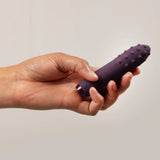 Je Joue Duet Multi-Surfaced Bullet Vibrator Purple Ribbed Massager Sex Toy