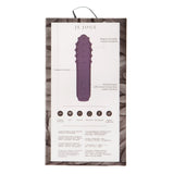 Je Joue Duet Multi-Surfaced Bullet Vibrator Purple Ribbed Massager Sex Toy