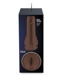 Kiiroo Feel Stroker Dark Brown Male Masturbator Realistic Pussy Keon Sex Sleeve