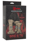 Kink Bind & Tie Initiation 5 Piece Hemp Rope Kit Bondage Shibari Set