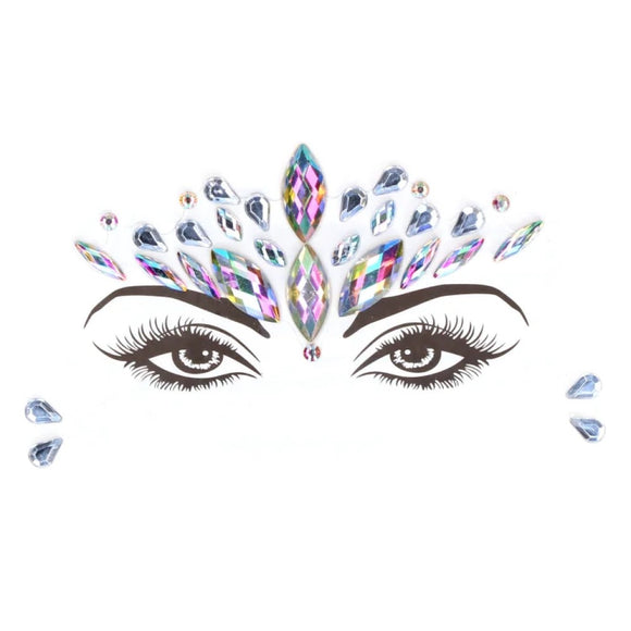 Le Désir Bliss Dazzling Crowned Face Bling Sticker Adhesive Gem Face Jewellery