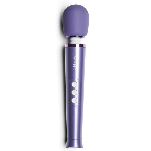 Le Wand Petite Massager Stick Violet Travel Vibrator Wireless USB Rechargeable Sex Toy