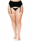 Leg Avenue Plus Size Dex Sheer Stockings Nude Ladies Thigh High Hosiery