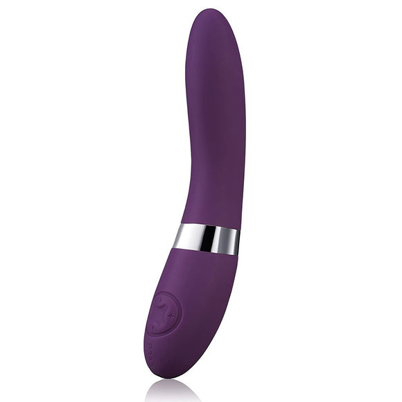 Lelo Elise 2 Dual Powered Massager Plum Luxury Vibrator USB Chic Female Sex Toy