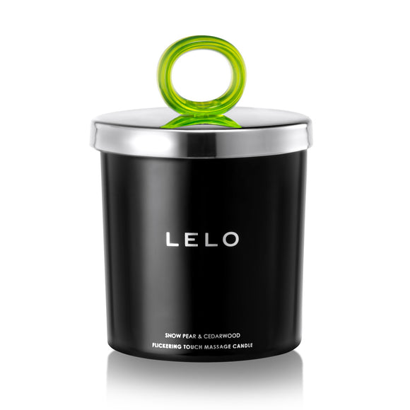 Lelo Flickering Touch Massage Candle Snow Pear & Cedarwood Fragrance Relax