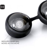 Lelo Beads Noir Black Weighted Orgasm Balls Kegel Training Pelvic Floor Exercise