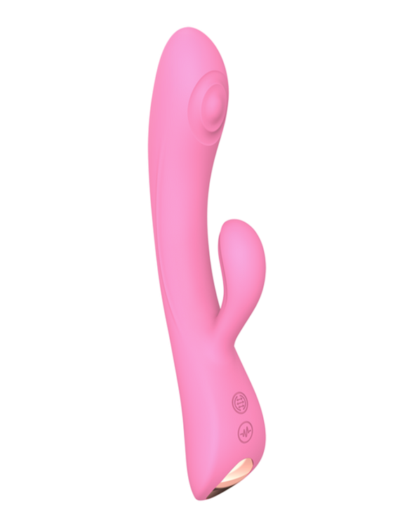 Love To Love Bunny & Clyde Tapping Rabbit Vibrator Pink Passion Massager USB Sex Toy