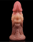 Lovetoy 7" Dual Layered Silicone Nature Cock Extreme Vein Soft Realistic Penis Dildo
