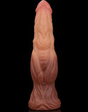 Lovetoy 9.5" Dual Layered Silicone Nature Cock Dark Realistic Penis Dildo
