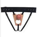 Lovetoy Rodeo G 8" Hollow Strap-On Realistic Penis Dildo Elastic Harness Erectile Disfunction Aid