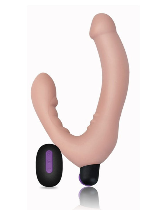 Lovetoy iJoy Strapless Strap-On Dildo Remote Control Vibrator USB Couples Sex Toy