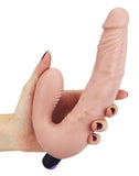 Lovetoy iJoy Realistic Strapless Strap On Double Dildo Penis Vibrator USB Rechargeable Sex Toy