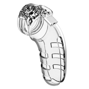 Man Cage #06 Clear 5.5" Chastity Cage