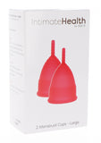 Mae B Intimate Health Large Menstrual Cups Period Fluid Collection Moon Cup