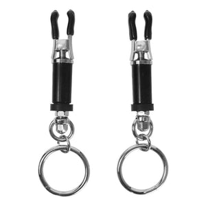 Master Series Bondage Ring Barrel Nipple Clamps Pinch Weight Attachment Fetish BDSM Gear