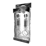 Master Series Bondage Ring Barrel Nipple Clamps Pinch Weight Attachment Fetish BDSM Gear