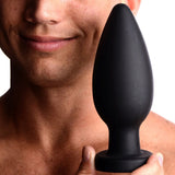 Master Series Colossus XXL Butt Plug Big Black Silicone Suction Cup Hardcore Anal Gape Sex Toy