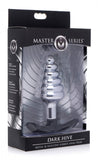 Master Series Dark Hive Silver Aluminium Metal Ribbed Butt Plug S&M Anal Sex Toy