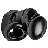 Master Series 'Detained' Black Restrictive Chastity Cage