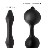 Devils Rattle Inflatable Butt Plug Cock Ball Ring Detachable Pump Anal Gape Toy