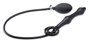 Devils Rattle Inflatable Butt Plug Cock Ball Ring Detachable Pump Anal Gape Toy