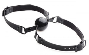 Master Series Doppleganger Silicone Double Mouth Ball Gag Dual Strap Bondage BDSM Play