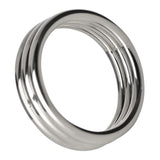 Master Series Echo Stainless Steel Triple Cock Ring M/L Penis Erection Bondage Gear