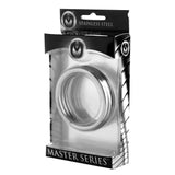 Master Series Echo Stainless Steel Triple Cock Ring M/L Penis Erection Bondage Gear