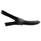 Master Series Face Fuk Strap-On Black Dildo Mouth Gag Latex Sex Mask Head Harness Fetish Toy