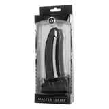 Master Series Face Fuk Strap-On Black Dildo Mouth Gag Latex Sex Mask Head Harness Fetish Toy