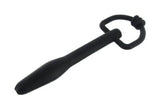 Master Series Hallows Silicone Cum-Thru D-Ring Penis Plug Urethral Pin CBT
