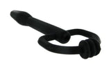 Master Series Hallows Silicone Cum-Thru D-Ring Penis Plug Urethral Pin CBT