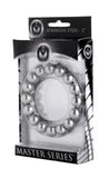 Meridian Stainless Steel Beaded Cock Ring M/L