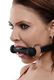 Master Series Mr. Ed Lockable Horse Bit Mouth Gag Silicone Strap Fetish Role Play