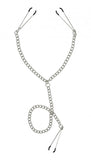 Master Series Anais X Style Nipple To Clit Tweezer Clamp Pinch Chain Set BDSM