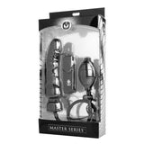 Master Series Ravage Vibrating Inflatable Penis Dildo Thick Cock Girth Gape Pump Hardcore Sex Toy