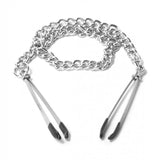 Master Series Reign Tweezer Nipple Vice Clamps Pinch Silver Chain Fetish Play Gear
