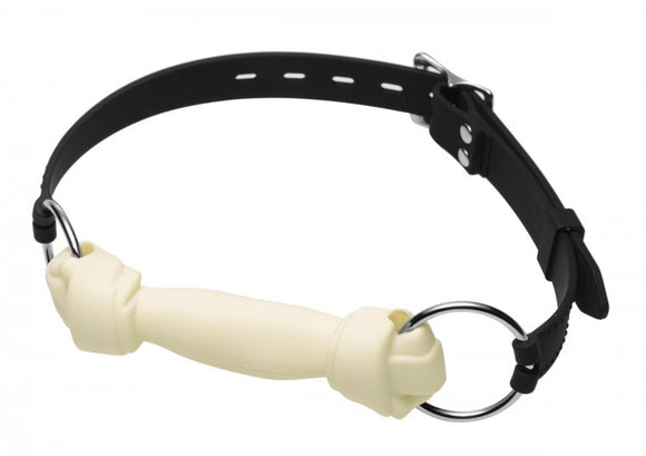 Master Series Silicone Dog Bone Bit Gag Puppy Play Bondage Sex Fetish BDSM