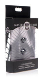 Master Series Sin Spheres Silicone Magnetic Balls Nipple Pinch Clamps