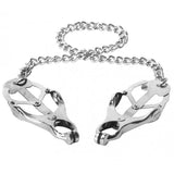Master Series Sterling Monarch Nipple Vice Clover Style Clamps Chain Sex Fetish BDSM