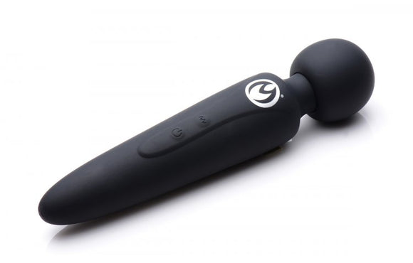 Master Series Thunderstick Premium Black Silicone Wand Massager Stick Vibrator Sex Toy
