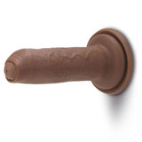 Me You Us Ultra Cock 6 Inch Uncut Dark Skin Dildo Foreskin Uncircumcised Penis