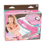 NMC Joyride Duo Double Pink Jelly Penis Vibrating Strap On Dildo Couples Hot Sex Toy