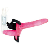NMC Joyride Duo Double Pink Jelly Penis Vibrating Strap On Dildo Couples Hot Sex Toy