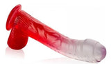 NMC Lazy Buttcock 6.5" Dildo Two Tone Jelly Realistic Penis Foreskin Suction Cock Sex Toy