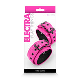 Electra Playthings Wrist Cuffs Hot Neon Pink Bondage Play Sexy Fun Hand Restraints Set